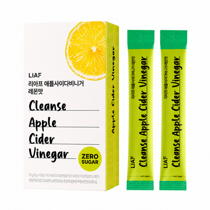 LIAF Apple Cider Vinegar Powder Drink Mix with the Mother – 10 Packets
