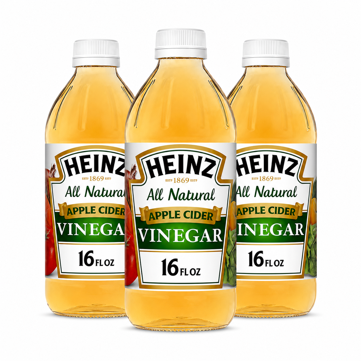 Heinz All Natural Apple Cider Vinegar, 16 fl oz - MEALTONES