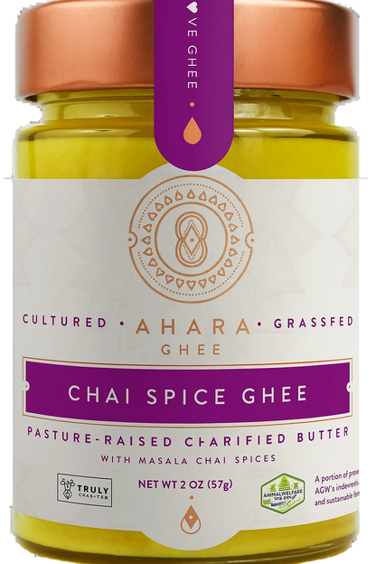 Grass-Fed Chai Spice Ghee | Ahara Rasa