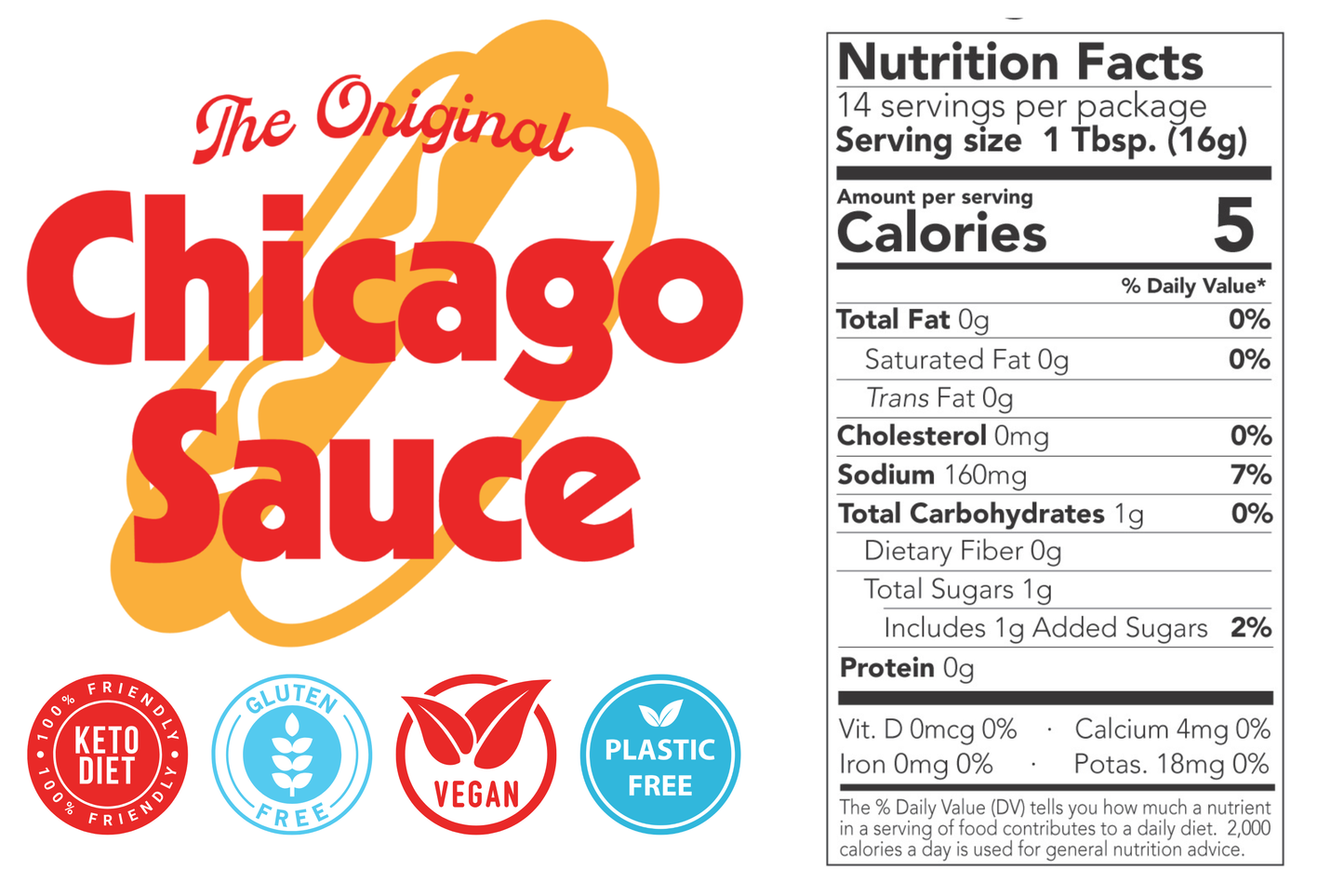 The Original Chicago Sauce, The Real Windy City Sauce