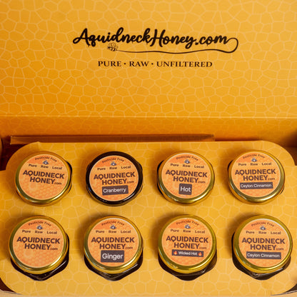 Honey Sampler Gift Box – 8 Unique Flavors | The Perfect Gift