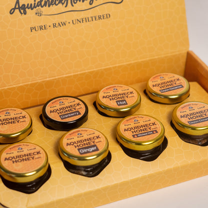 Honey Sampler Gift Box – 8 Unique Flavors | The Perfect Gift