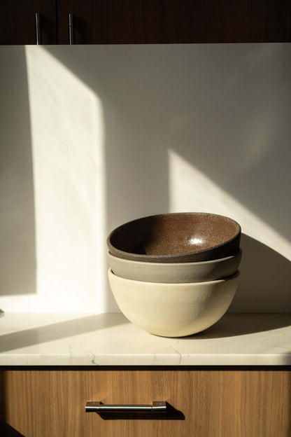 Stoneware Large Fruit Bowl "Pumpernickel"