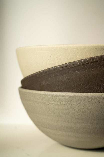 Stoneware Large Fruit Bowl "Pumpernickel"