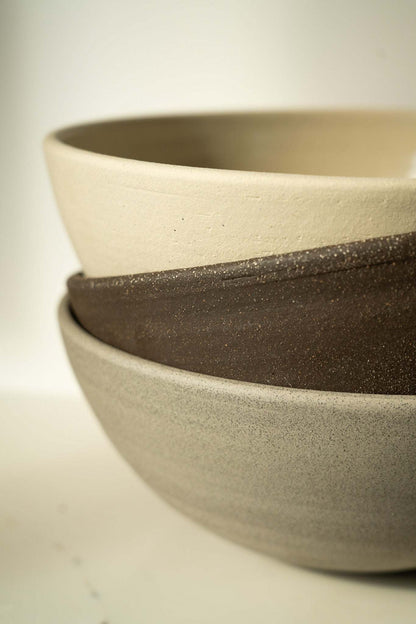 Stoneware Large Fruit Bowl "Pumpernickel"