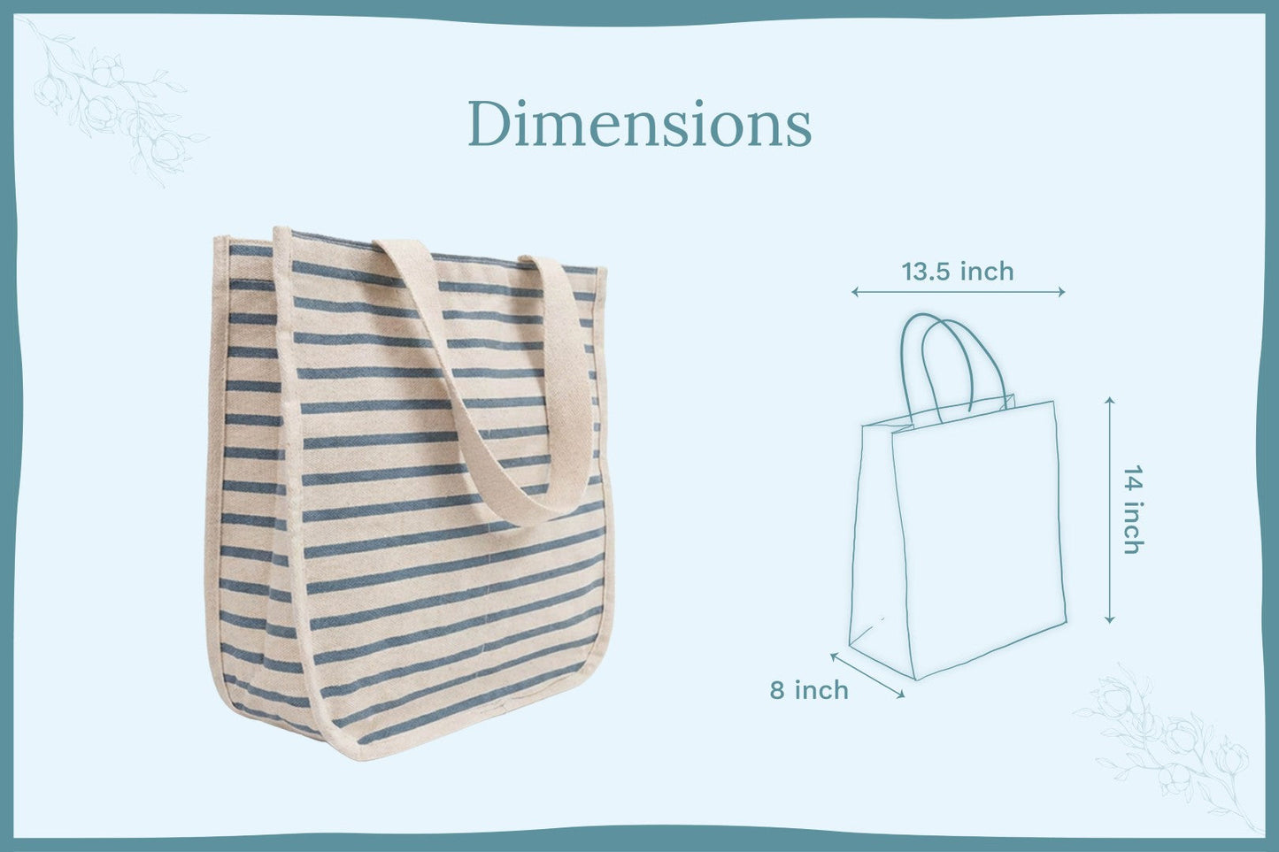 Canvas Grocery Tote Bags