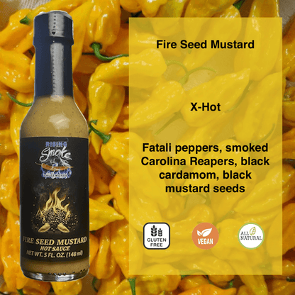 Fire Seed - Reaper Fatalii Mustard Hot Sauce (X Hot)