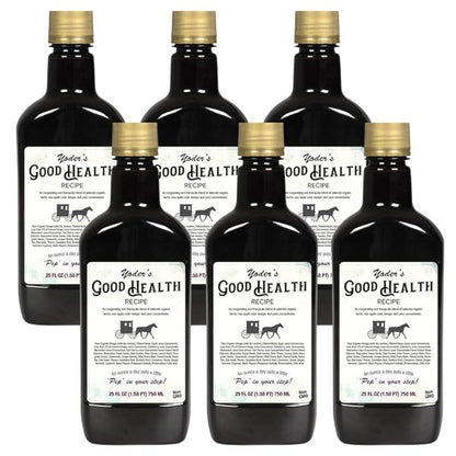 Yoder’s Good Health Recipe Apple Cider Vinegar Herbal Tonic – 25 oz - MEALTONES