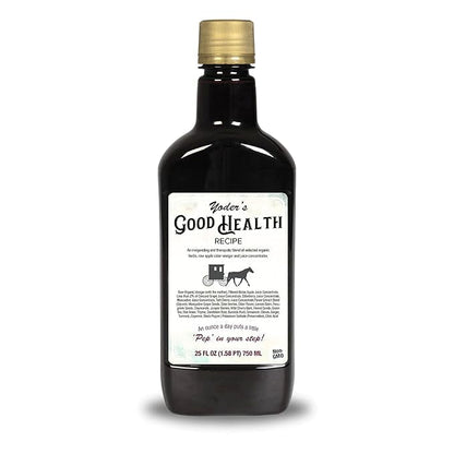 Yoder’s Good Health Recipe Apple Cider Vinegar Herbal Tonic – 25 oz - MEALTONES