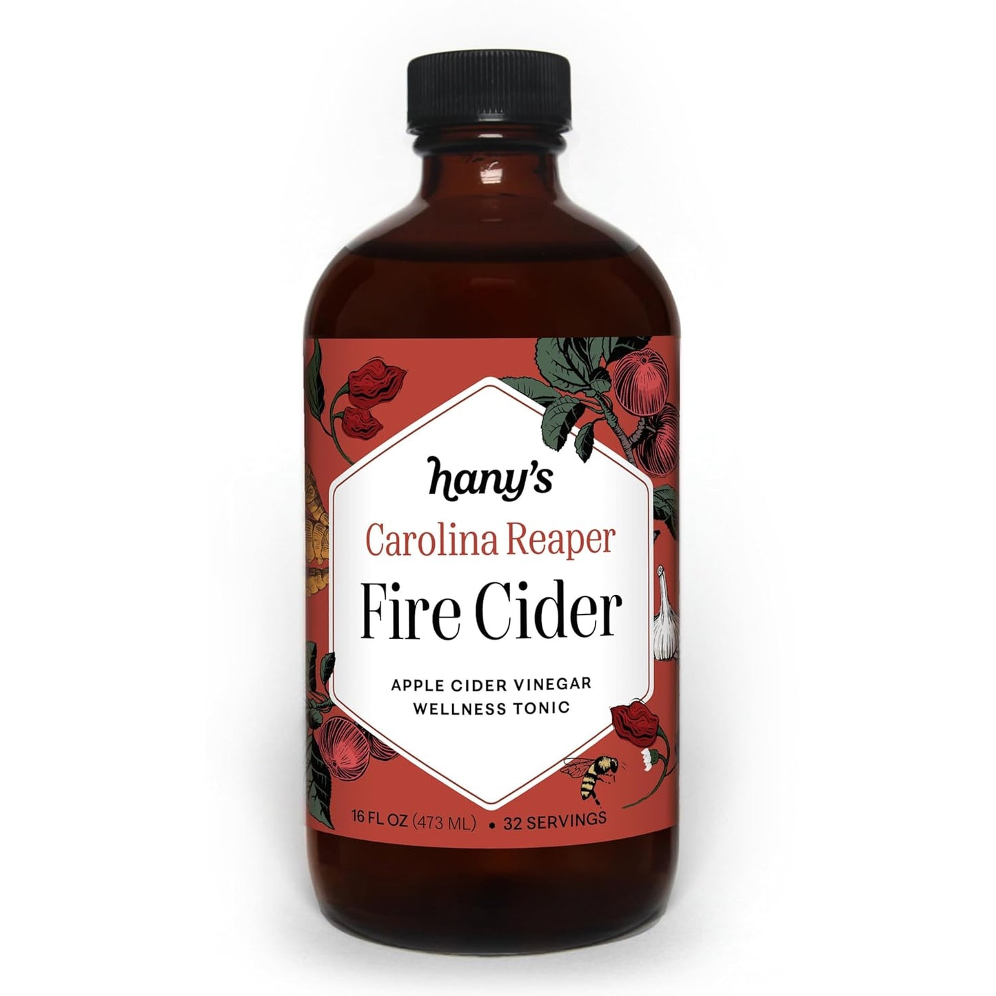 Hany’s Harvest Fire Cider – Small-Batch Apple Cider Vinegar Wellness Tonic - MEALTONES