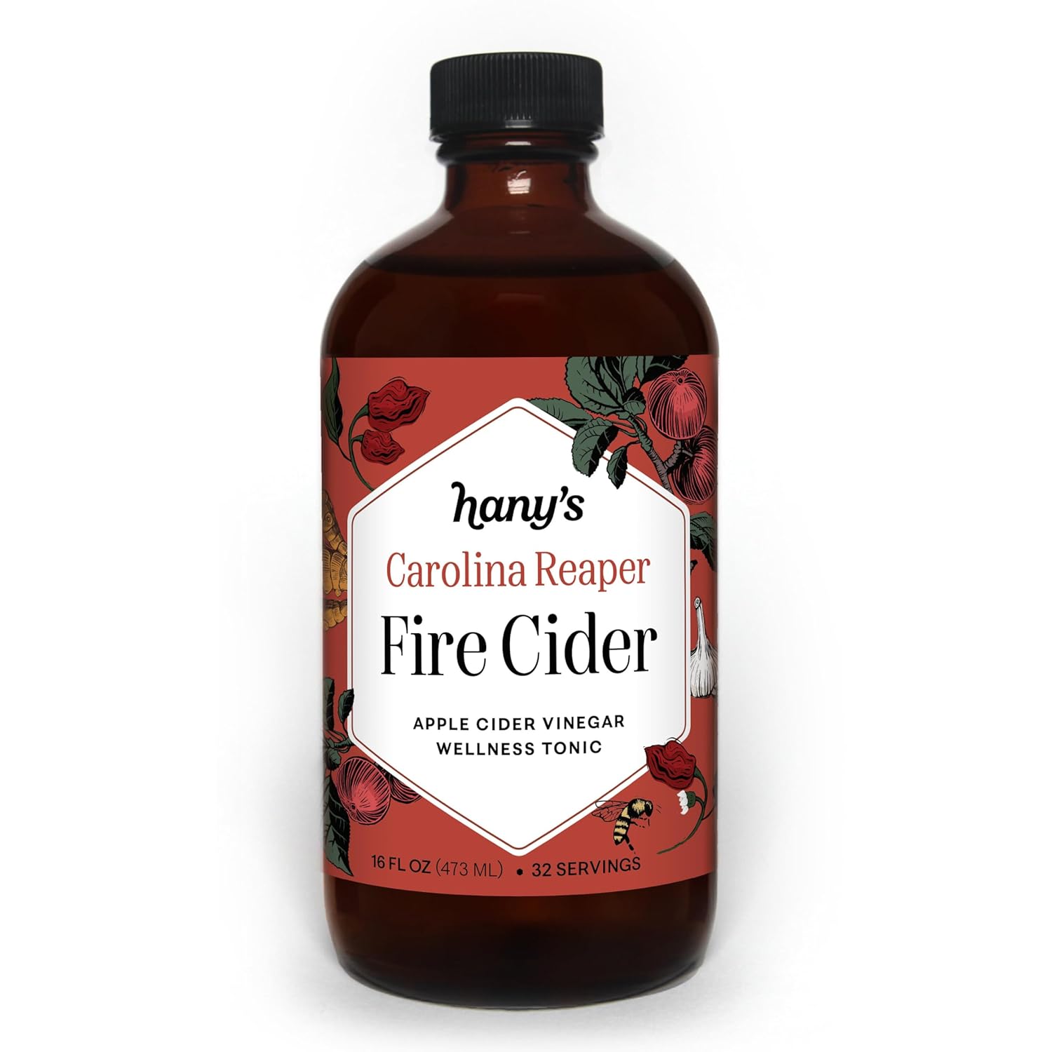 Hany’s Harvest Fire Cider – Small-Batch Apple Cider Vinegar Wellness Tonic - MEALTONES