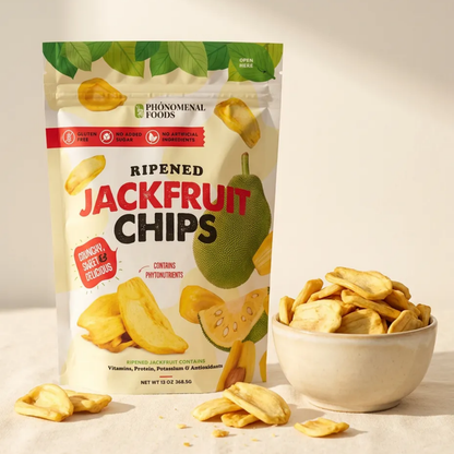 Pho'nomenal Ripened Jackfruit Chips (Family Size - 13oz Bag)