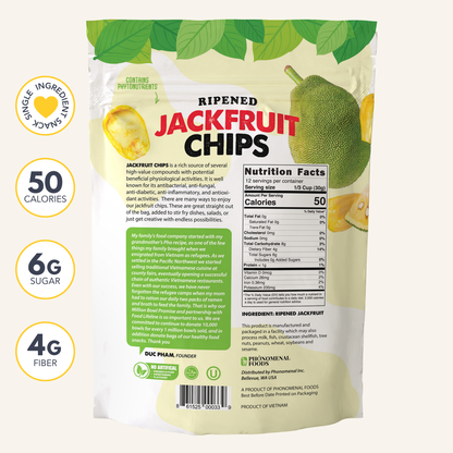 Pho'nomenal Ripened Jackfruit Chips (Family Size - 13oz Bag)