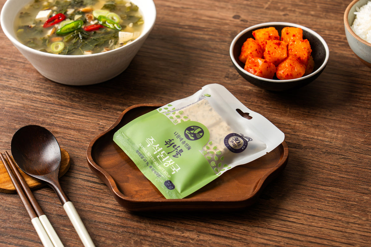 Damwoo Instant Chwinamul Doenjang Soup (12g x 5 Packets) [담우] 취나물 즉석 된장국 12g X 5 EA