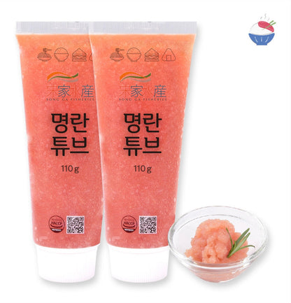 Frozen Salted Pollock Roe Tube (110g, 3.9oz)