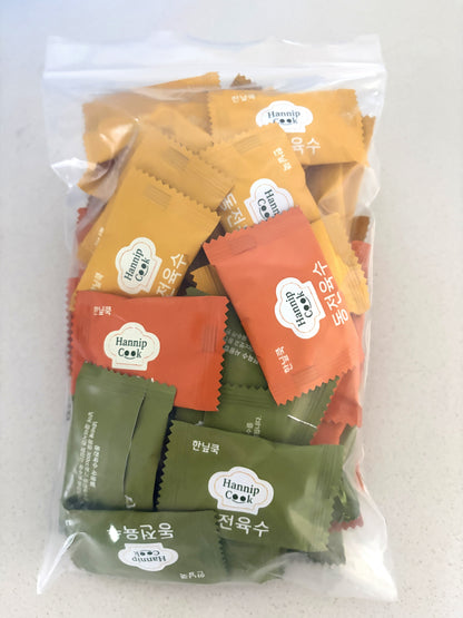 Premium Broth Coins (Mixed 3-Flavor)4g x 60 tablet
