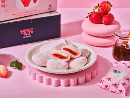 [Janong] 1943 Strawberry Cream Glutinous Rice Cakes (320g, 11.29 oz, 8P)