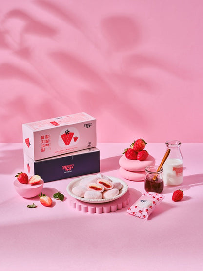 [Janong] 1943 Strawberry Cream Glutinous Rice Cakes (320g, 11.29 oz, 8P)
