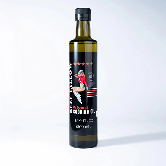 Premium Grass-Fed Beef Tallow Cooking Oil - Restaurant-Proven | Choose Your Flavor