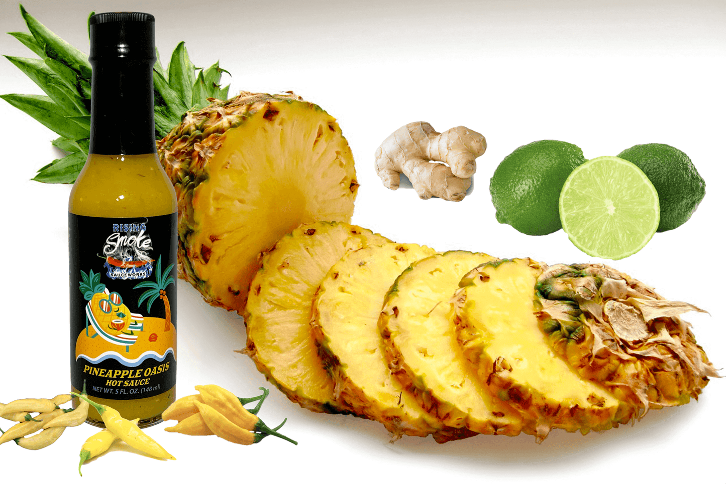 Pineapple Oasis - Aji Lemon Drop Sweet Pepper Sauce (Medium)