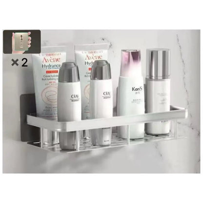 Bathroom Shelf No Drill Wall Mounted Shampoo Bottle Shower Corner Rack Toilet Storage Rack Aluminum Bathroom Kitchen Accessories
