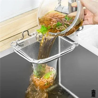 1/ 50Pcs Disposable Kitchen Sink FilterMesh Sewer Garbage Filter Meal Residue Pool Mesh Bag Drainage Screen