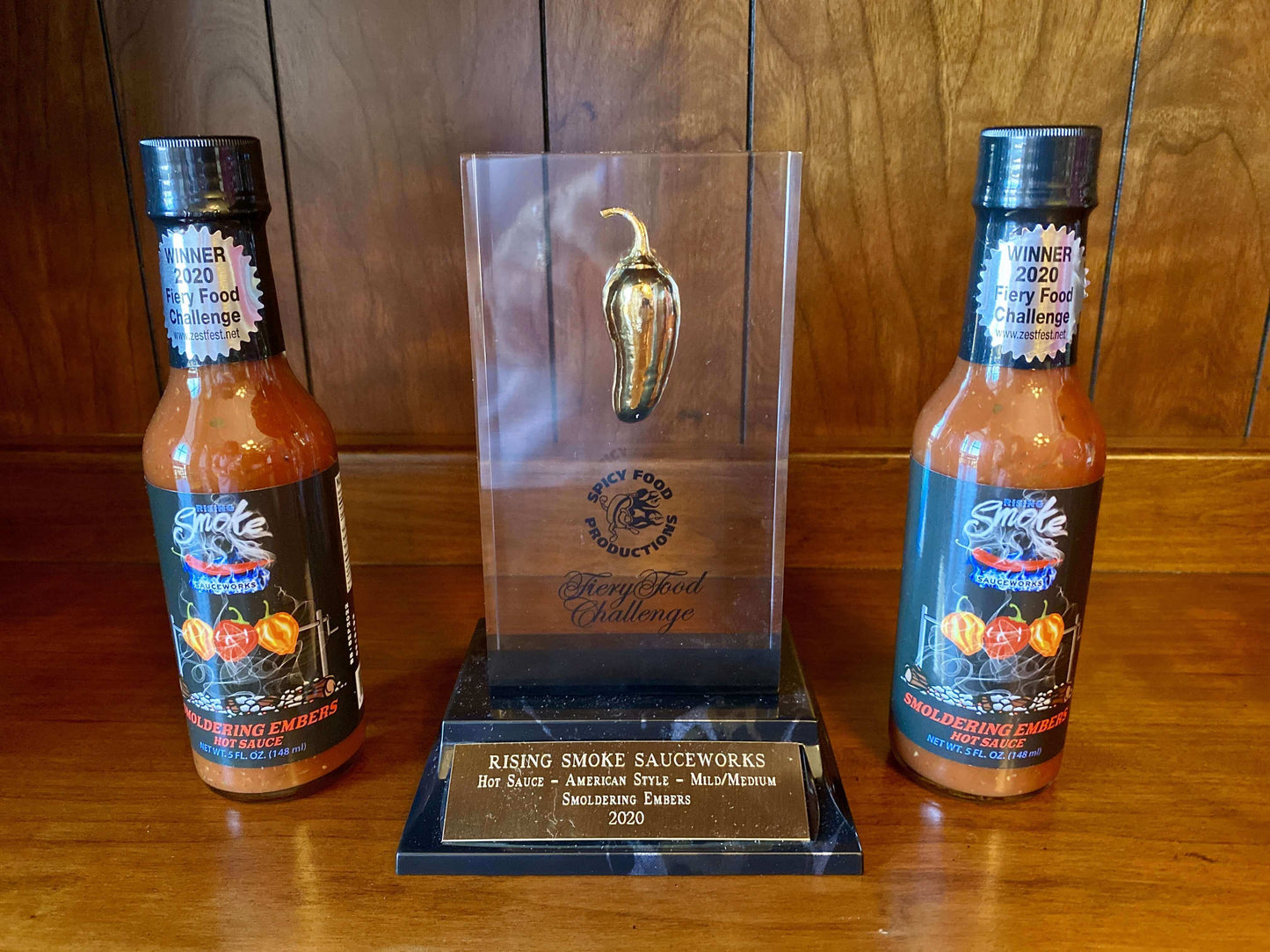 Smoldering Embers - Habanero Tomato Basil Hot Sauce (Medium)