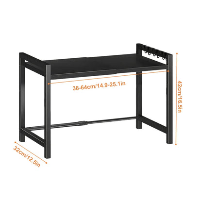 Microwave Oven Rack Adjustable Kitchen Microwave Stand with Cutting Boards Stand Kitchen Storage Rack Desktop Organization