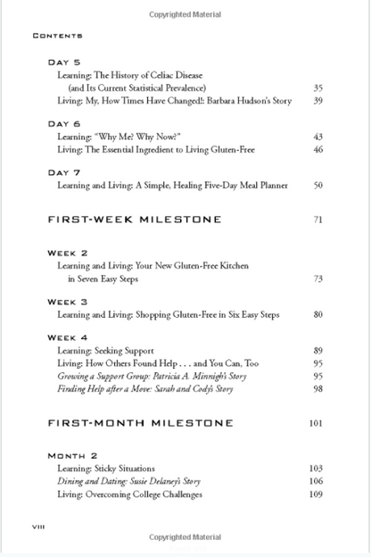 The First Year: Celiac Disease and Living Gluten Free (Print Version)