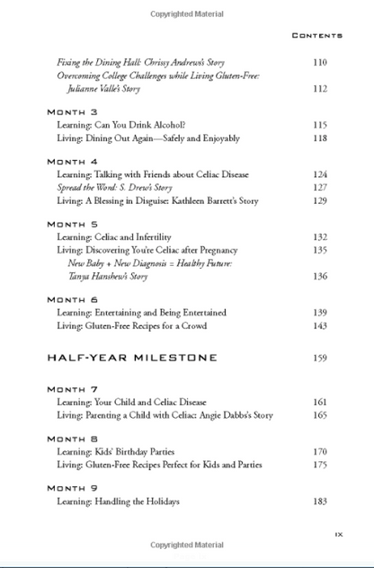 The First Year: Celiac Disease and Living Gluten Free (Print Version)
