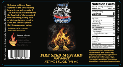 Fire Seed - Reaper Fatalii Mustard Hot Sauce (X Hot)