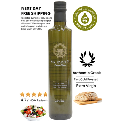 Mr. Papou's 500 ml Bottle Authentic Extra Virgin Olive Oil