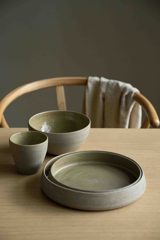 Handmade Stoneware Dinner Set "Concrete" - MEALTONES