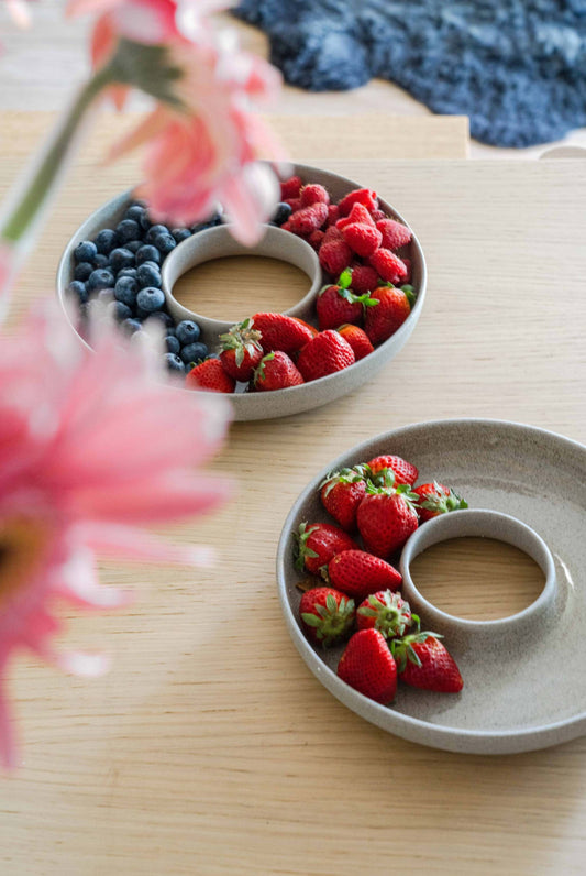 Handmade Stoneware Serving Dish "Concrete" - MEALTONES