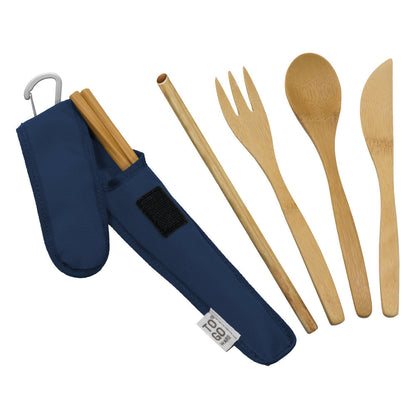 To-Go Ware Bamboo Utensil Set with Straw