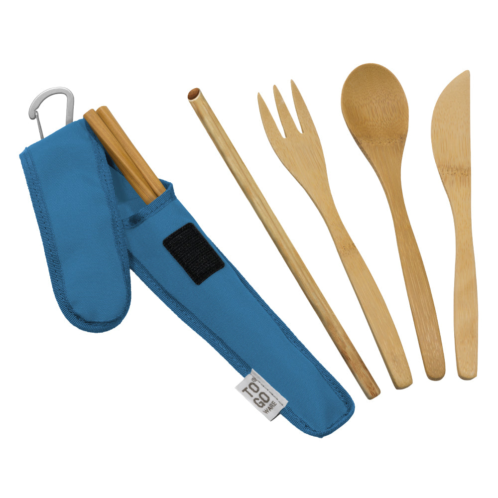 To-Go Ware Bamboo Utensil Set with Straw