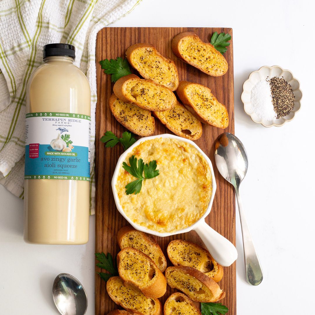 Avo Zingy Garlic Aioli Garnishing Squeeze - Quart