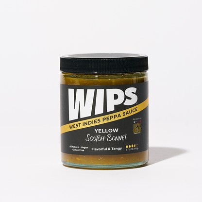 WIPS Yellow Scotch Bonnet, Tangy Pepper Sauce
