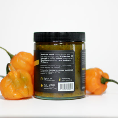 WIPS Yellow Scotch Bonnet, Tangy Pepper Sauce