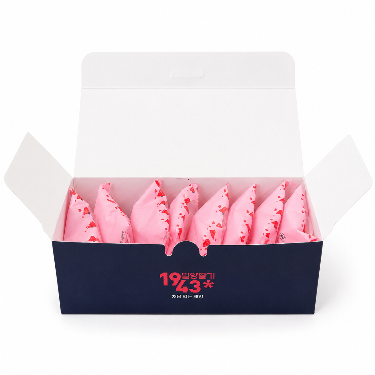 [Janong] 1943 Strawberry Cream Glutinous Rice Cakes (320g, 11.29 oz, 8P)