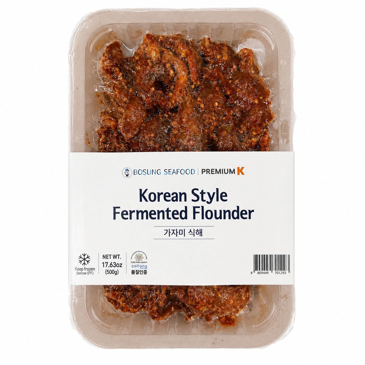 Korean Fermented Flounder (500g, 17.63oz)