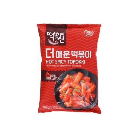 Dongwon Hot & Spicy Topokki Rice Cake Trays