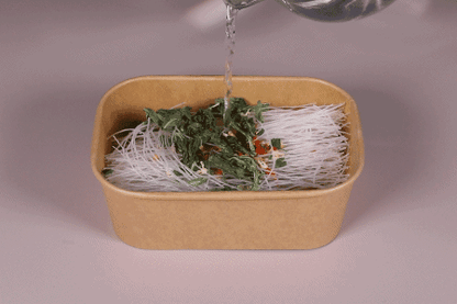 Damwoo Chwihyang Japchae: Instant Korean Glass Noodles with Chinamul (67g / 2.36oz)[담우] 취향잡채 - 취나물 67g