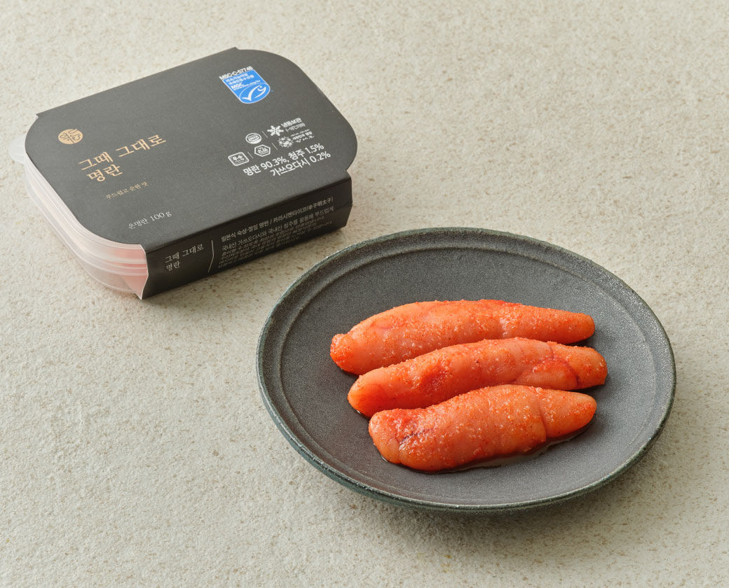 Deokhwa Classic Pollock Roe 덕화 그때 그대로 명란 100g