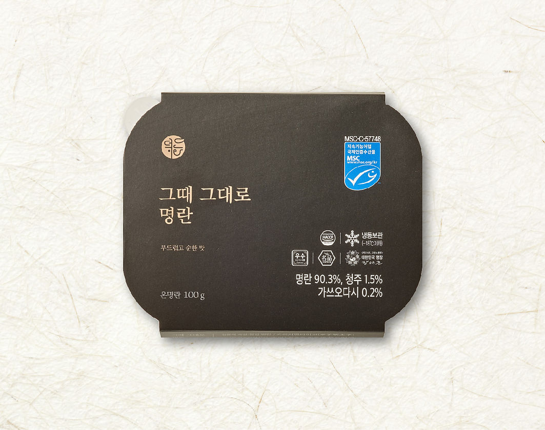 Deokhwa Classic Pollock Roe 덕화 그때 그대로 명란 100g