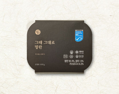 Deokhwa Classic Pollock Roe 덕화 그때 그대로 명란 100g