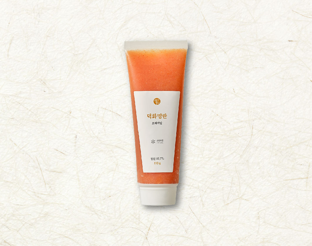 Package 3: Deokhwa Pollack Roe  덕화명란 세일 - 튜브 명란 7개 + 시그니처 3개