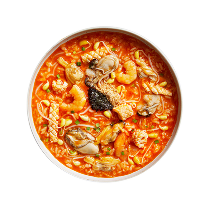 Shin Jjamppong Juk(Spicy Jjamppong Porridge)