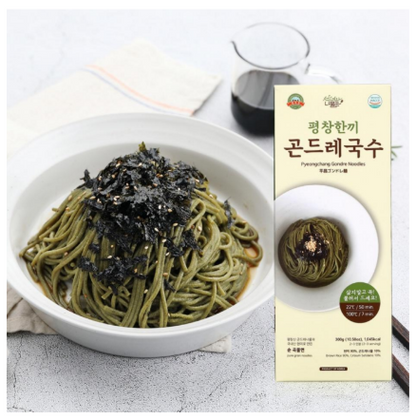 Pyeongchang Gondre Green Noodles (300g, 10.58oz)