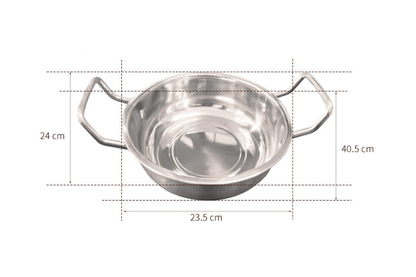 HausCook Cooker Double Handed Pot